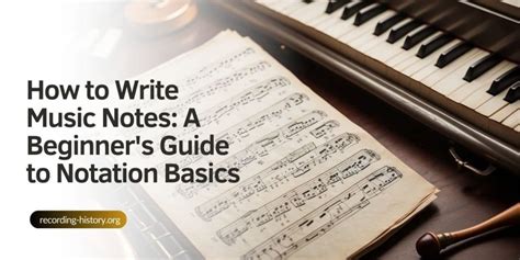 how to write music notes: The art of composing melodies through the written word